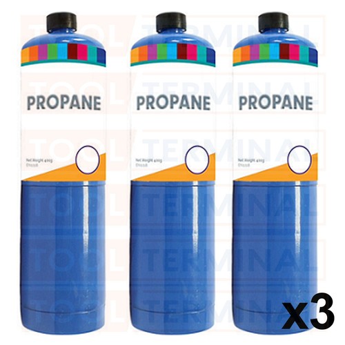 3pk propane gas 400g bottle - propane,