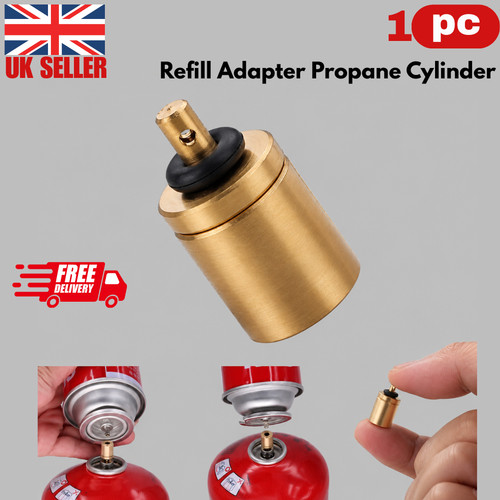 Gas refill adapter - adapter, propane